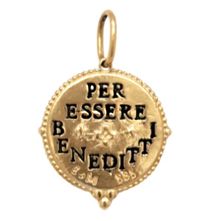 Round Cross Charm